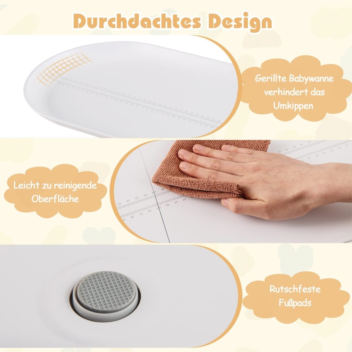 Daugiafunkcė skaitmeninė kūdikių ir augintinių svarstyklė (Balta)