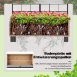 Pakeliamoji lysvė su grotelėmis ir lentyna (Juoda)