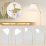 Lankstoma grindinė lempa su reguliuojama galvute (Balta)