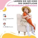 Mažylio fotelis su meškiuko ausimis ir tedžio vilnos užvalkalu