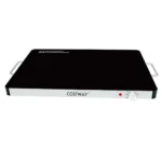 Elektrinė maisto pašildymo plokštė su reguliuojama temperatūra (Juoda)