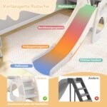 Kūdikių čiuožykla su krepšinio lenta ir žiedu (Pilka)