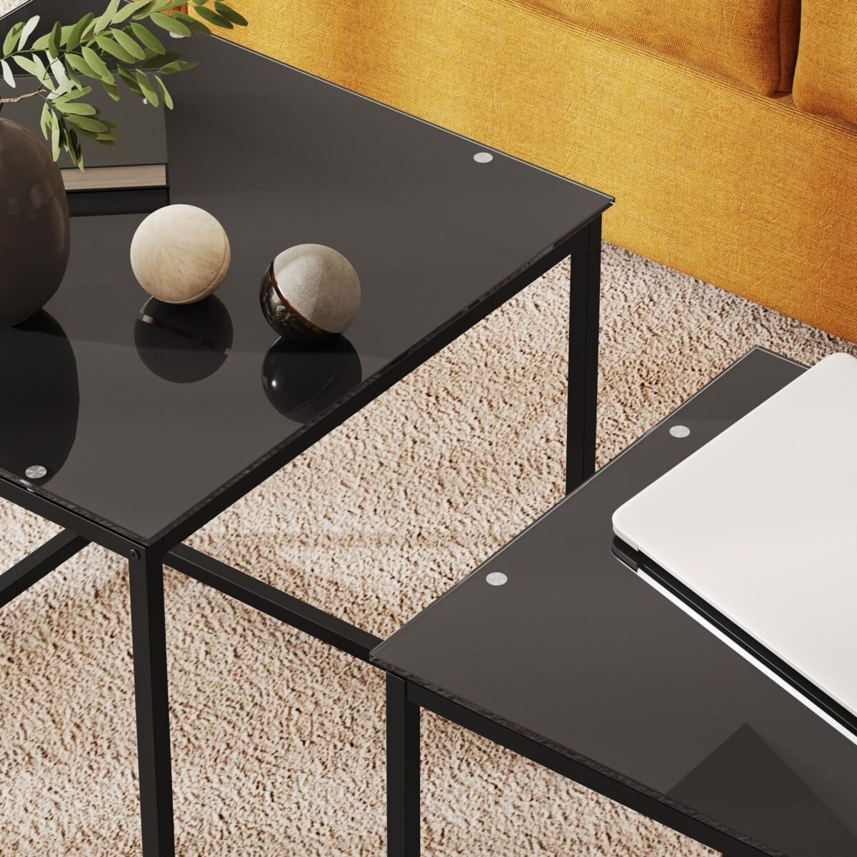 Dviejų dalių sudedami žurnaliniai staliukai