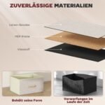 Miegamojo komoda su 8 tekstiliniais stalčiais, šoninėmis kišenėmis ir kabliukais