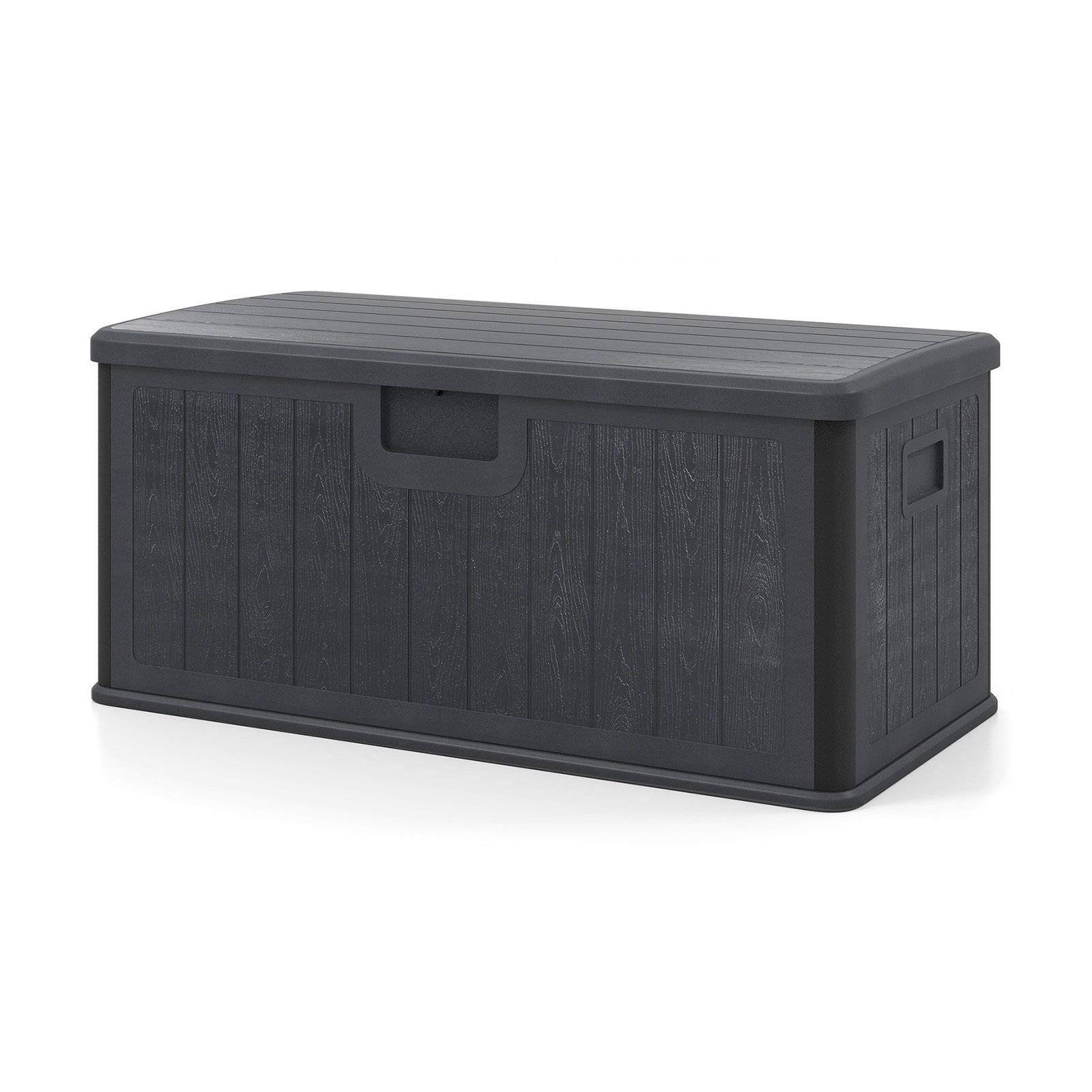 gartenbox378lauflagenboxwasserdichtfrgartenmitabschliebaremdeckelaufbewahrungsboxfrkissengrau_1753338426753_image_1 Talpinimo dėžė sodo daiktams – vandeniui atspari 378 L (Pilka)