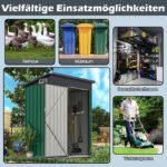 Sodo namelis nuožulniu stogu 1.5 m³ (Žalia)