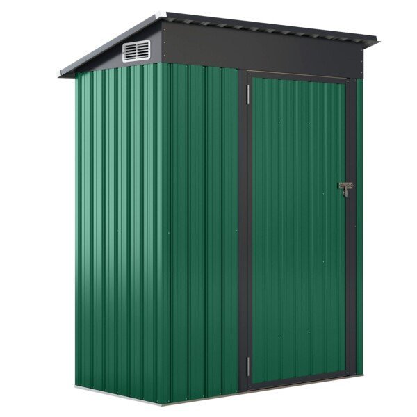 Sodo namelis nuožulniu stogu 1.5 m³ (Žalia)