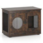 Daugybės funkcionalumų šunų narvas-baldas (Ruda)