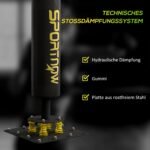 Stovimas daugiafunkcis bokso treniruoklis reguliuojamu aukščiu