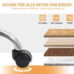 Ergonominė biuro kėdė su atlenkiamu atlošu ir ištraukiamu pakoju