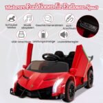 Elektrinis automobilis vaikams su nuotolinio valdymo pulteliu (Raudona)