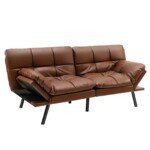 Transformuojama sofa-lova su reguliuojamu atlošu (Ruda)