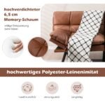 Transformuojama sofa-lova su reguliuojamu atlošu (Ruda)