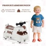 Vaikiškas automobilis su garsais ir šviesomis (Balta)