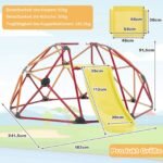 Vaikų kopūstgalvis su čiuožykla ir platforma (Oranžinė)