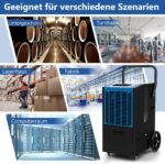 Galingas oro sausintuvas 66 L/parą našumo su automatiniu atitirpinimu (Mėlyna)