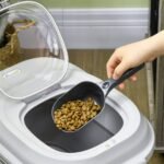 Hermetiška sulankstoma gyvūnų pašarų talpykla 25 l