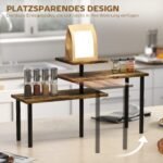 3 lygių pasukama virtuvės lentyna