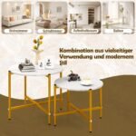 Stalviršių komplektas su metaliniu rėmu (Balta)