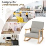 Ergonominis supamasis krėslas su aukšta atlošo atrama ir minkšta sėdyne (Pilka)