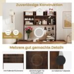 Stalinė 6 skyrių lentyna (Ruda)