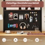 Stalviršio organizatorius su metaliniu rėmu ir perforuota sienele (Rustikuota ruda)