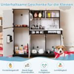 Vaikiška virtuvėlė su priedais (Juoda)