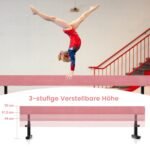 Reguliuojamo aukščio gimnastikos sijonas iki 226 cm (Rožinė)