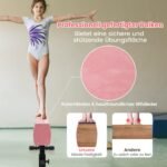 Reguliuojamo aukščio gimnastikos sijonas iki 226 cm (Rožinė)