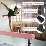 Reguliuojamo aukščio gimnastikos sijonas iki 226 cm (Rožinė)