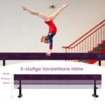 Reguliuojamas gimnastikos sijonas 226 cm 3 aukščio pozicijos (Violetinė)