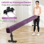 Reguliuojamas gimnastikos sijonas 226 cm 3 aukščio pozicijos (Violetinė)