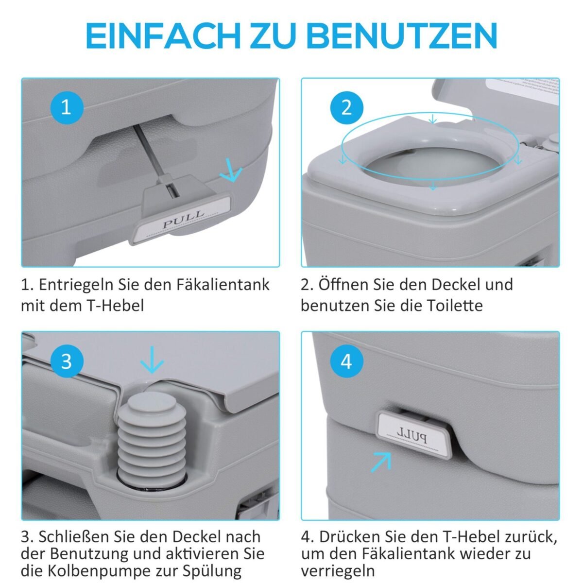 Nešiojamas cheminis tualetas