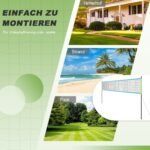 Reguliuojamo aukščio lauko tinklinio tinklas (Žalia)