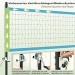 Reguliuojamo aukščio lauko tinklinio tinklas (Žalia)