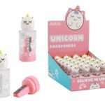 24 vnt. vienaragiai drožtukai su talpykla