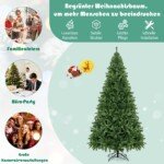 Kalėdinė eglutė su 2132 viršūnėmis PVC (Žalia)