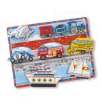 3D Medinė Transporto Priemonių Dėlionė