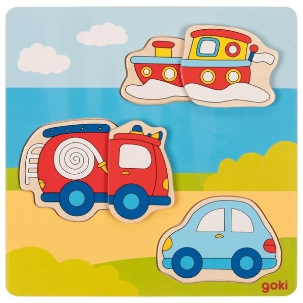 3D transporto priemonių galvosūkiai