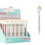 3D vienaragių trinamųjų rašiklių stendas (24 vnt.)