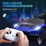 Licencijuotas vaikiškas elektromobilis Maserati GT2 su nuotolinio valdymo pultu