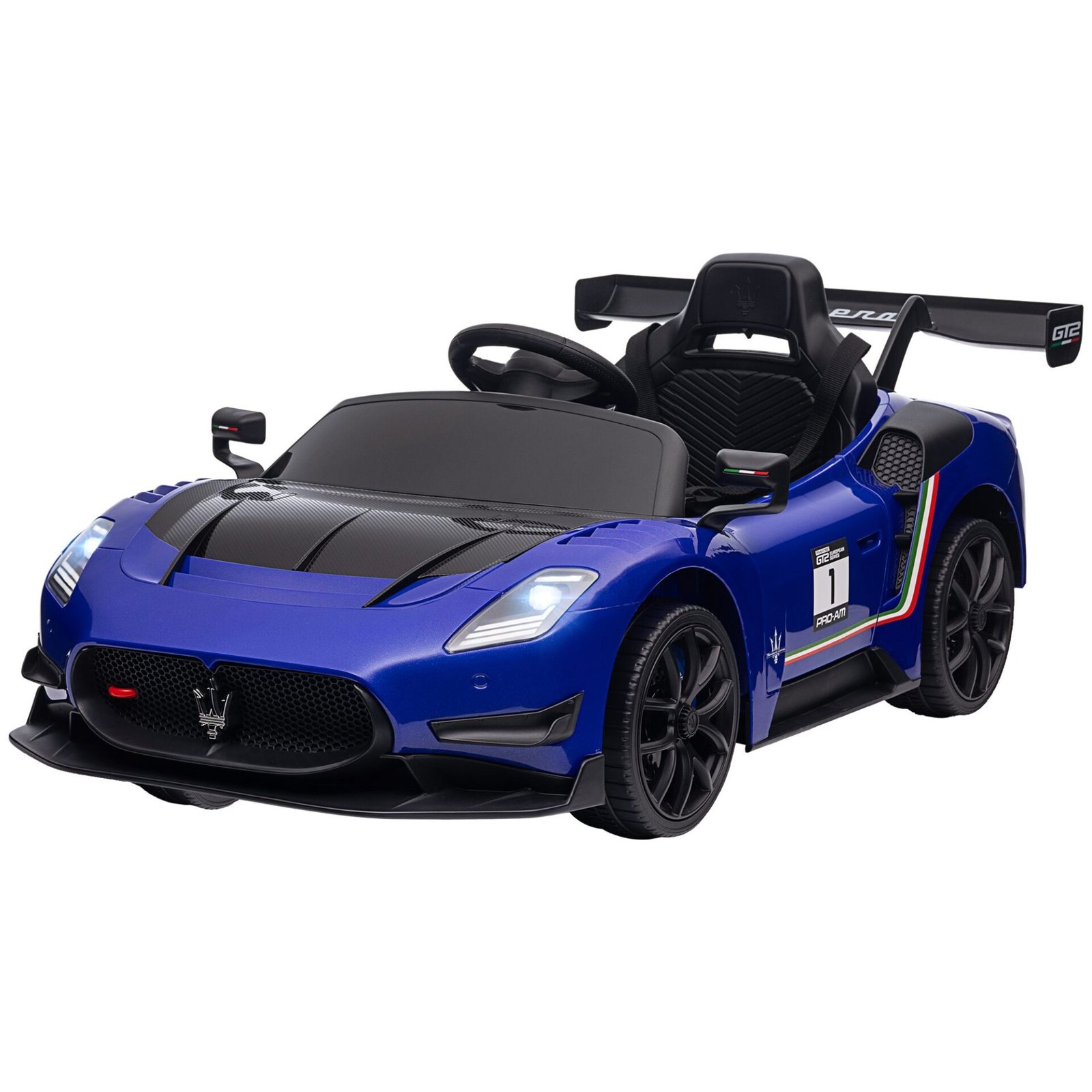 Licencijuotas vaikiškas elektromobilis Maserati GT2 su nuotolinio valdymo pultu Licencijuotas vaikiškas elektromobilis Maserati GT2 su nuotolinio valdymo pultu