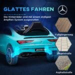 Mercedes-Benz AMG CLA 45 licencijuotas vaikų elektromobilis su nuotoliniu valdymu ir transportavimo ratukais