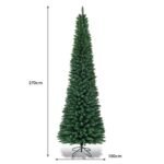 Eglutė su metaliniu stovu 270 cm aukščio (Žalia)