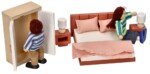 Baldai lėlių nameliui Miegamasis