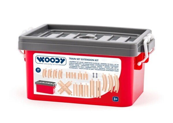 Bėgių rinkinys dėžutėje