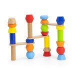 Bokštų statymo dėlionė