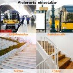 Teleskopinės aliuminio rampų pora iki 270 kg (Juoda)