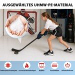 Sintetinio ledo čiuožimo plokštelės treniruotėms 10 vnt (Balta)