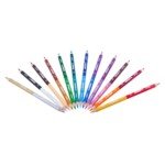 Crazy dvipusiai pieštukai, 12 spalvų